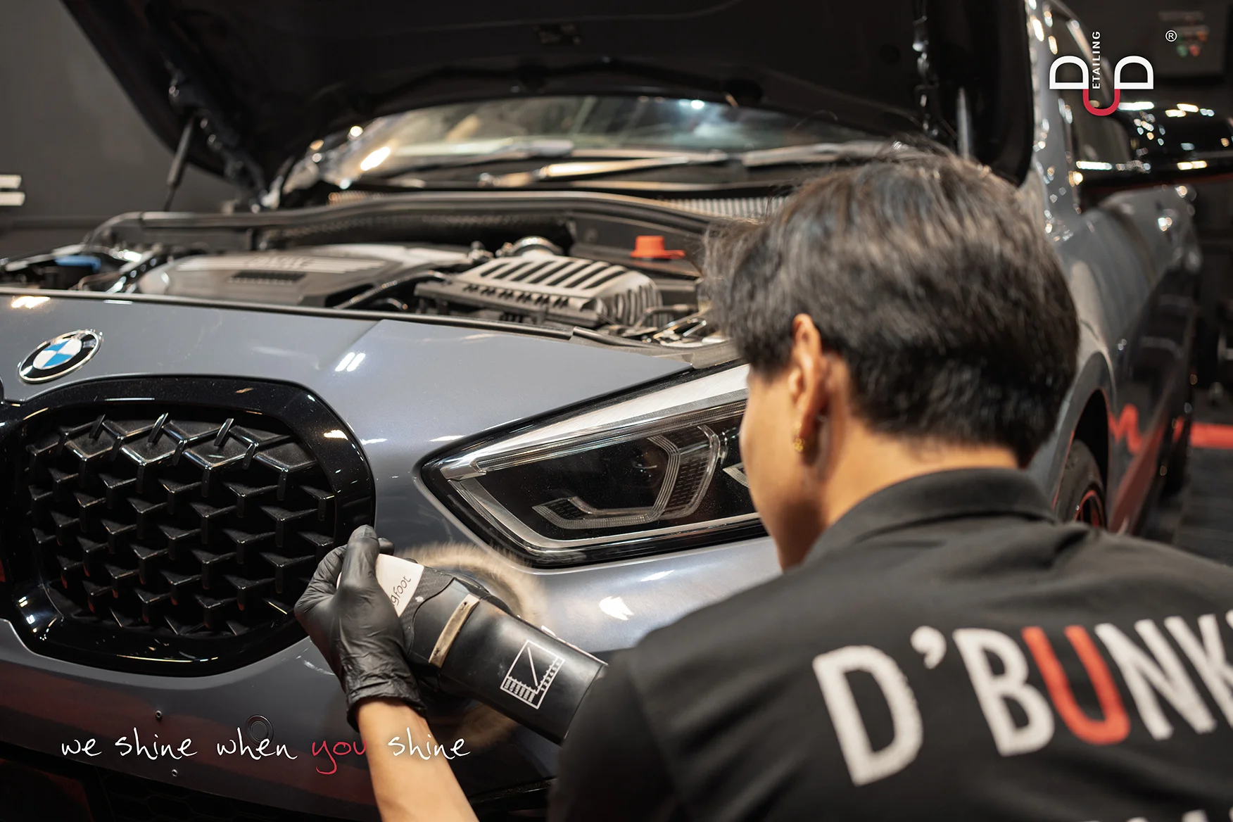 Multi-Stage Paint Correction in-process - C1 Treatment