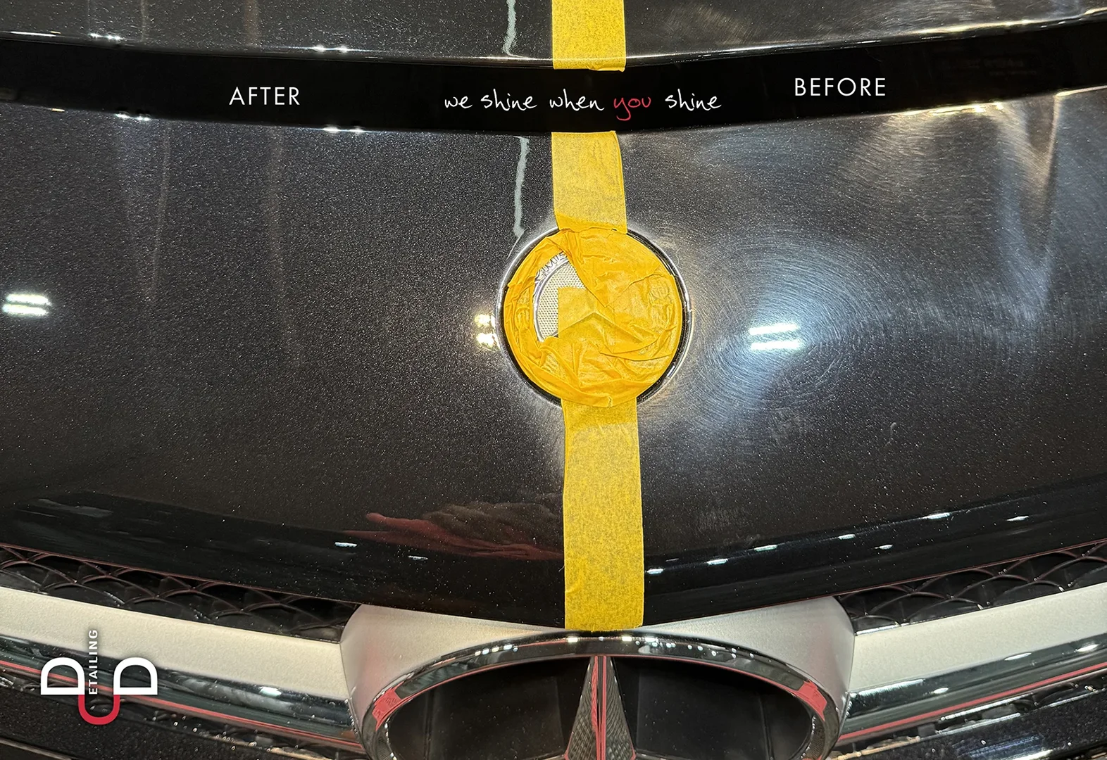 13 year old Multi-Stage Paint Correction in-process Before/After - G Treatment